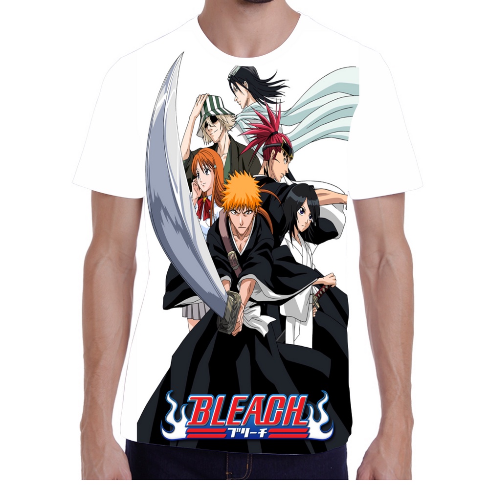 Camiseta/camisa Infantil Bleach Personagens - Anime Bleach