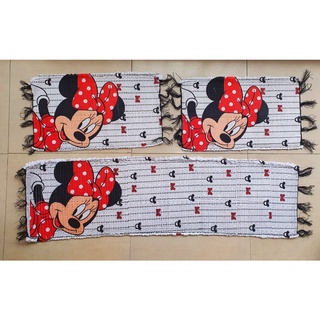 Kit Passadeira M - Jogo de tapetes 3 peças Minnie - Mickey