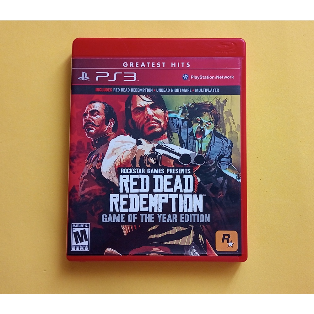 Red Dead Redemption Game Of The Year Ps3 - Mídia Física