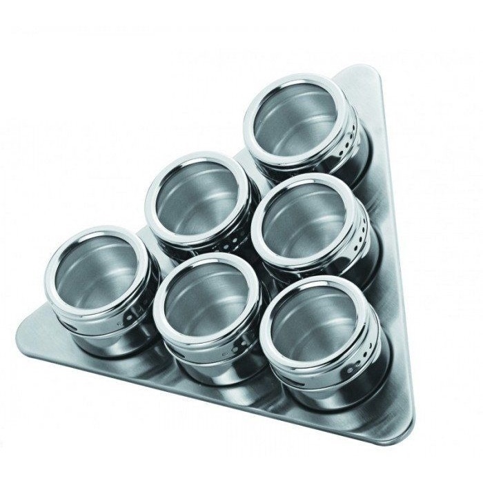 Contenitore per ingredienti da parete in acciaio inox per condimenti per pizza e condimenti con 3 griglie, perfetto per la conservazione degli alimenti e la nizzazione della cucina