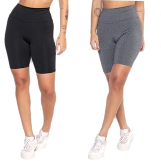 Bermuda Ciclista Legging Feminina Varías Cores, Cintura Alta em Suplex do P  ao G3 PLUS SIZE com costura reforçada , não fica transaparente, Promoção