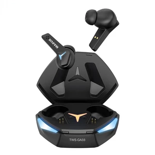 T33 Fones De Ouvido Para Jogos Bluetooth De Baixa Latência TWS Subwoofer Touch Earbuds HD Com Cancelamento De Ruído