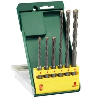 Jogo Brocas SDS-Plus 5 a 10mm Bosch com 6 Peças para Concreto
