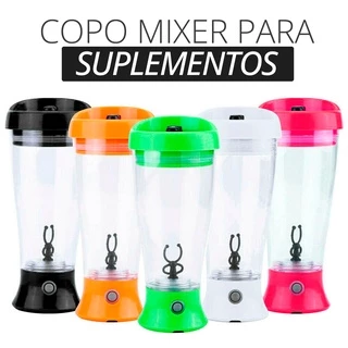 Copo Mixer Misturador Portátil Whey Shake Suco Suplementos Pilha 400ml