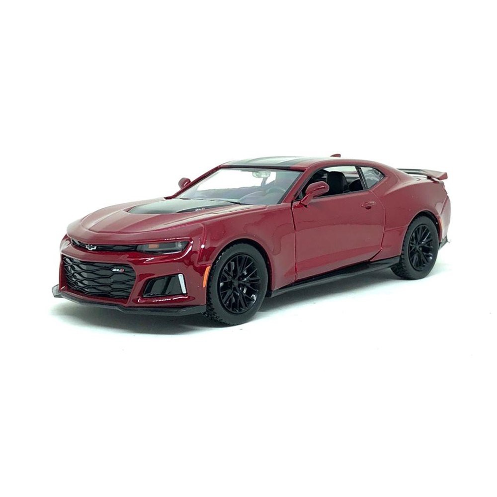 Chevrolet Camaro ZL1 2017 Motormax 1:24 - Modèle Réduit Argenté En Die-cast - Cadeau Idéal Muscle Car