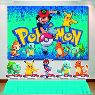 Display Festa Decoração Pokemon Com Nome Personalizado Mdf