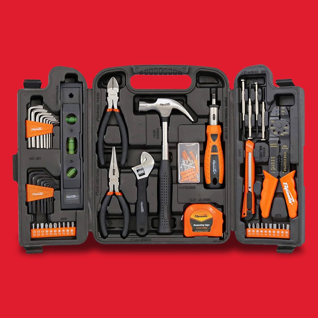 工具 Kit de Ferramentas 129 Peças com Maleta Sparta 13564 | Shopee Brasil