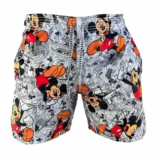 Short Masculino Mauricinho Playboy Moda Praia Florida, Mickey, Dragon Ball + Brinde