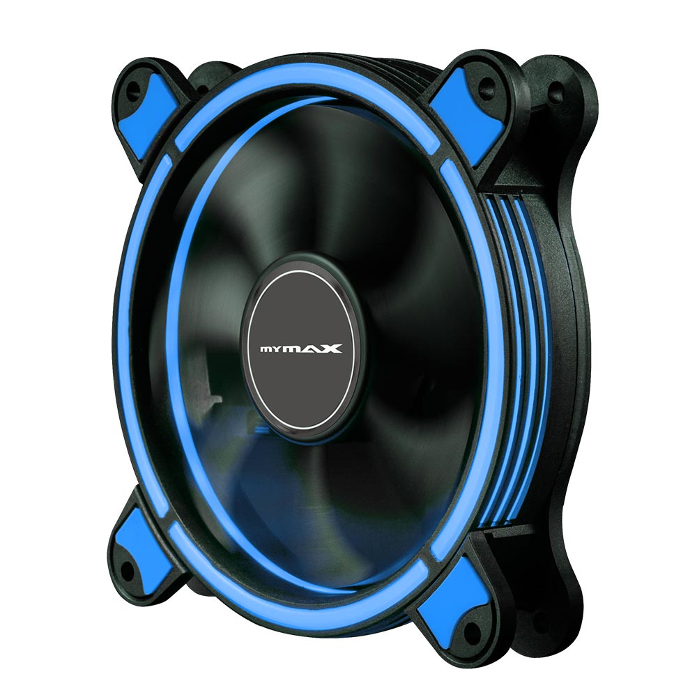 Cooler 120mm Led Ring Pc Gamer Fan Gabinete Mymax Spectrum | Shopee Brasil