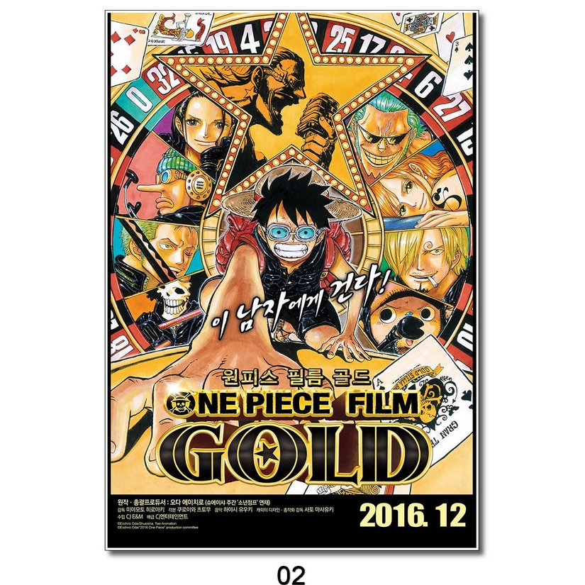 One Piece Film Gold – Design de personagens