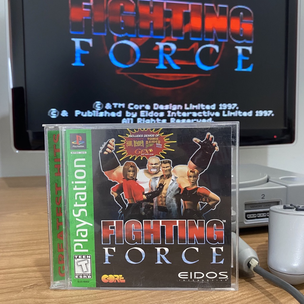 Jogo Fighting Force PS1 Fighting Force Original | Shopee Brasil