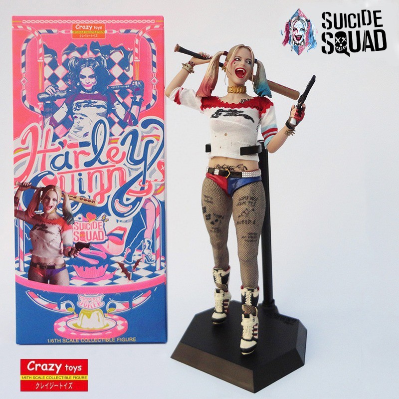 Boneca Arlequina Action Figure Harley Quinn.