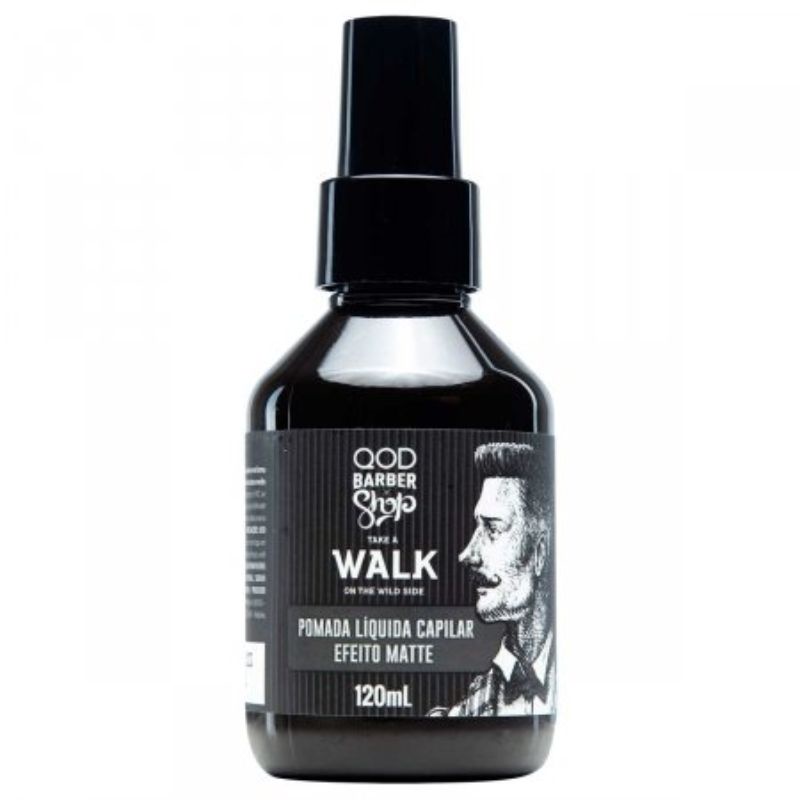 Pomada Líquida Capilar Walk Efeito Matte 120 ml - QOD Barber Shop