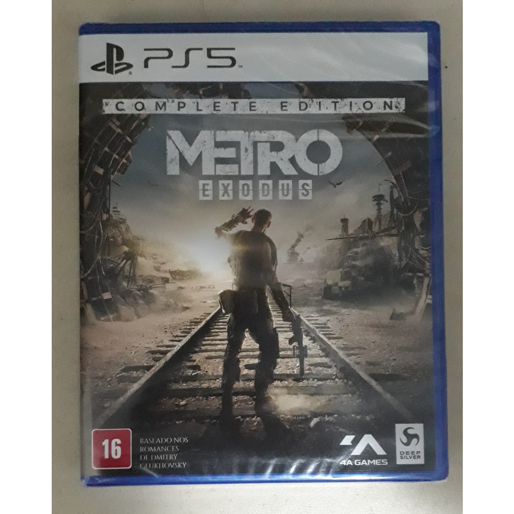 Jogo Metro Exodus Complete Edition Ps5 Mídia Física Lacrado - Faz a Boa!