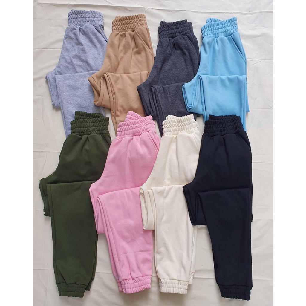 Calça Moletom Feminina SeeLuNa Forrada Lã - Inverno, Jogger, Bolsos