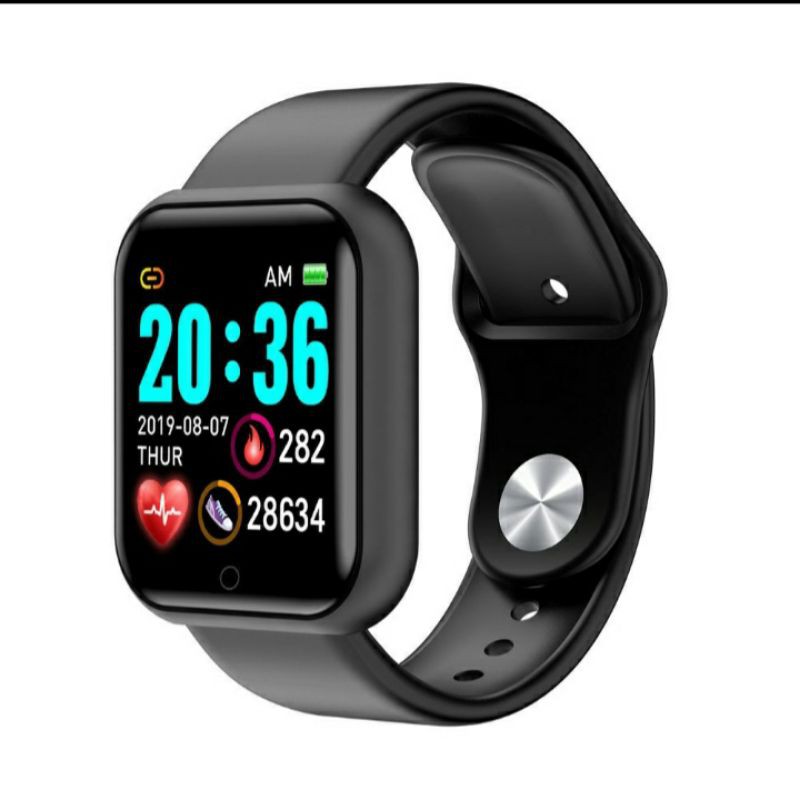 Y68 D20 smart bracelet heart rate smart bracelet blood pressure sports bluetooth watch Shopee Brasil