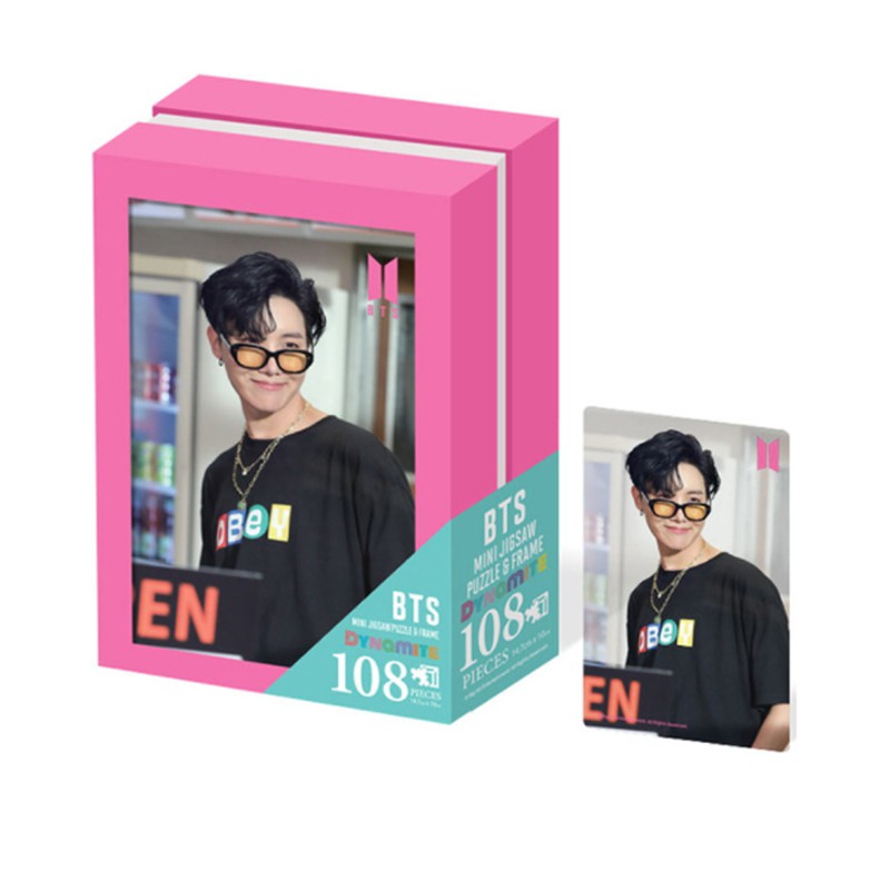 Caixa De Quadro Com Porta-Cabeças Do Bts Dynamite Para Cartão
