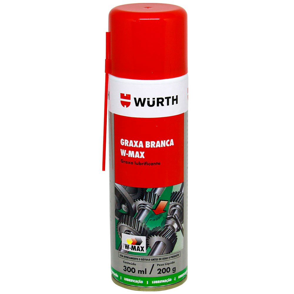 Graxa Branca Lubrificante Spray Rolamentos Eixos W-max WURTH | Shopee ...
