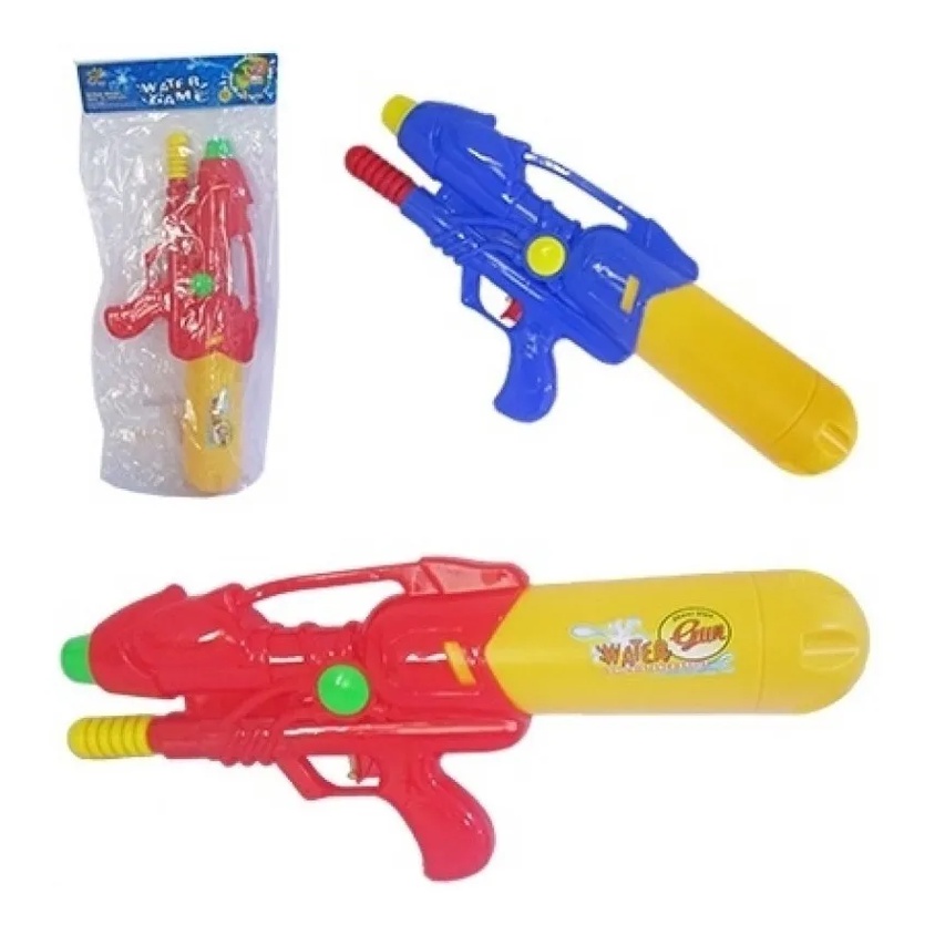 01 Brinquedo Pistola D´água Water Gun Lança Água 40 Cm Pronta Entrega