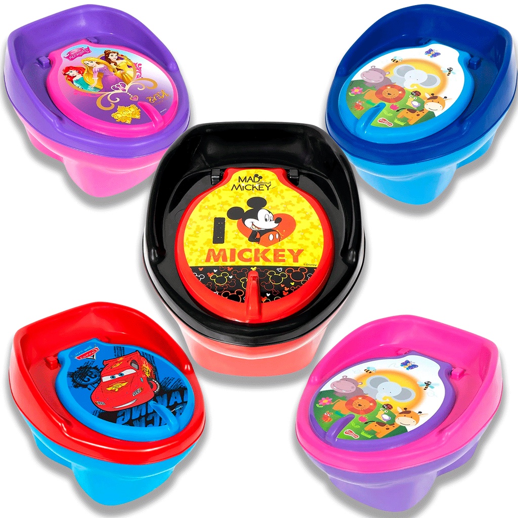 Troninho Desenho Infantil para Bebês Penico 2 em 1 Redutor Degrau