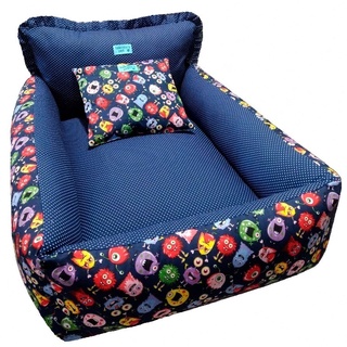 Cama Berco Dupla Face 100% Algodao Pet Animais