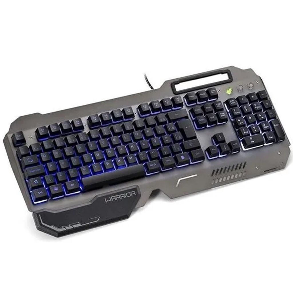 Teclado Gamer Ragnar Superfície Metal LED Warrior TC222 | Shopee Brasil