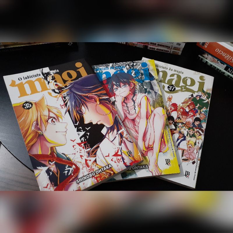 Magi O Labirinto da Magia - Avulsos - vol. 35, 36 e 37.