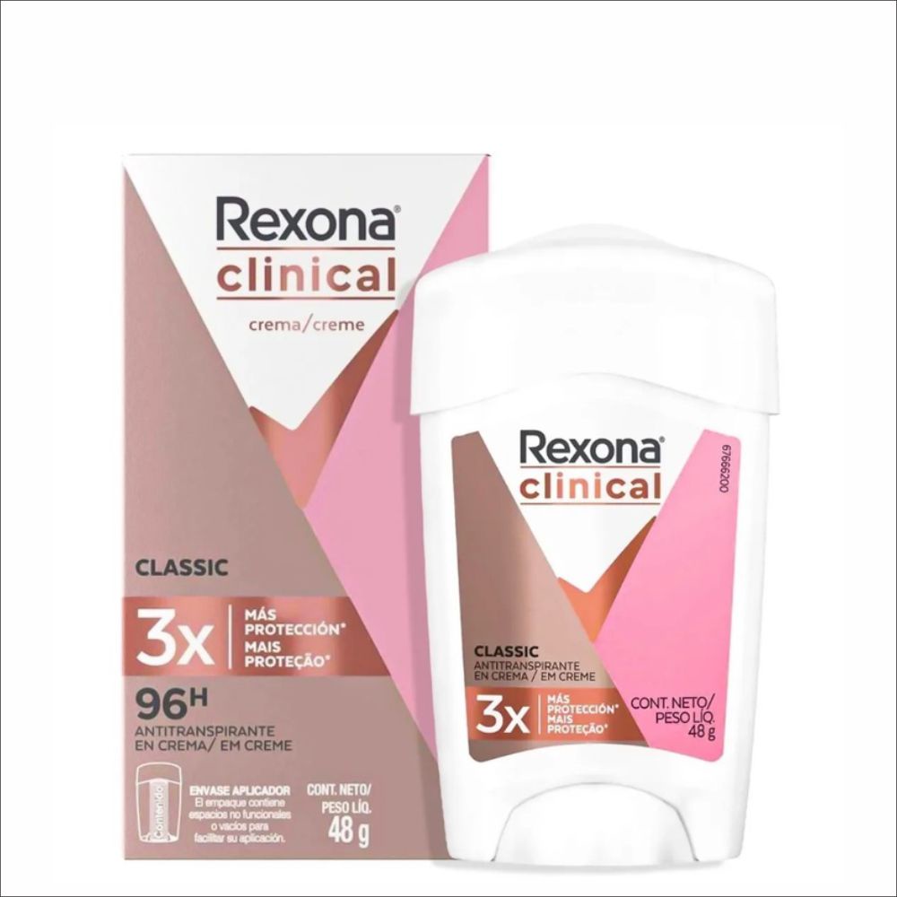 Antitranspirante Aerosol Rexona Clinical Classic 150ml (A embalagem pode  variar) - Promotop