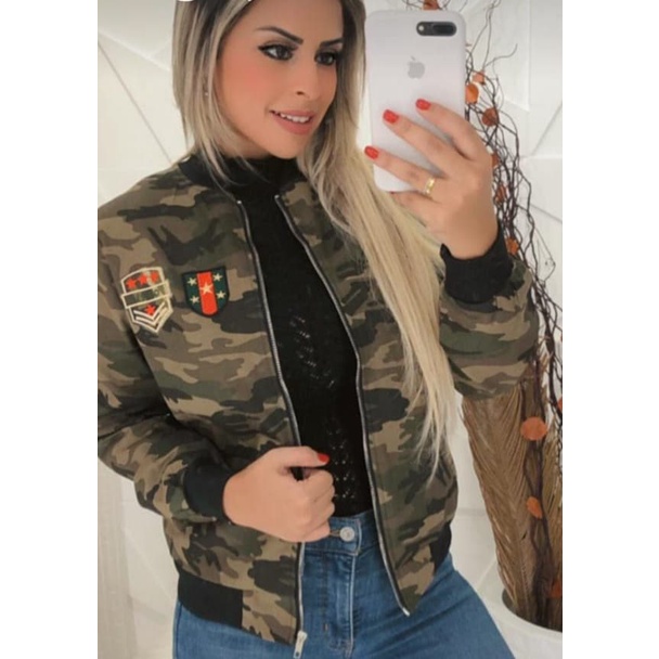 Casaco feminino hot sale exercito