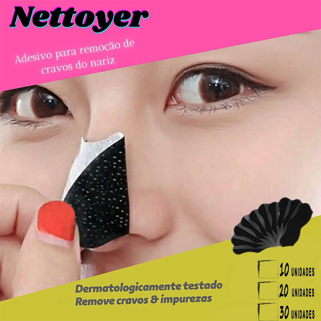 20 Adesivos Para Remoção De Cravos Do Nariz | Shopee Brasil
