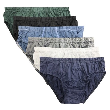 Cueca Slip Com Elástico Embutido Cinza Escuro - Trave Underwear