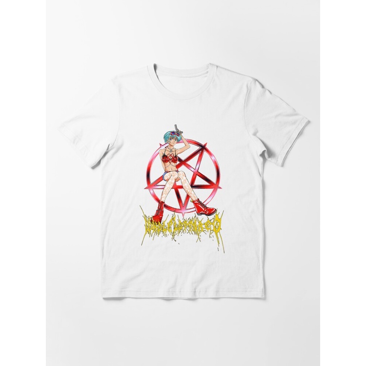 Camiseta Playboi Carti Pentagram Whole Lotta Red Anime Girl | Shopee Brasil