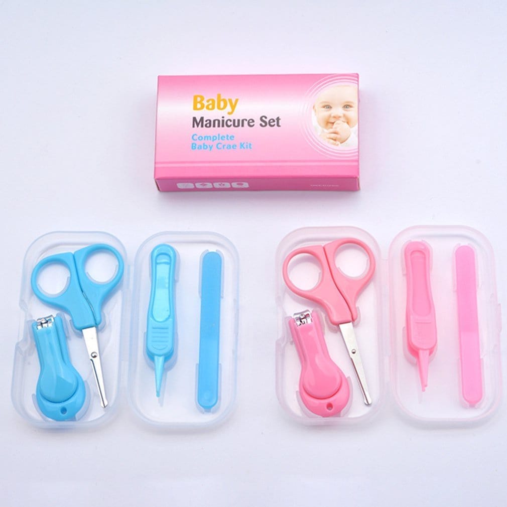 Set De Cuidados Manicure Bebés 8 Piezas Celeste - Deco Kids