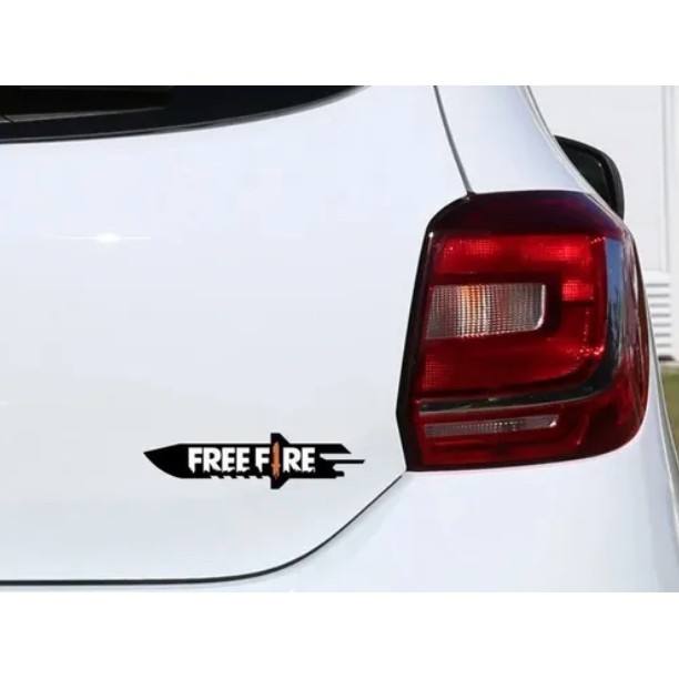 Free Fire Adesivo Personalizado Parede Carro Portas