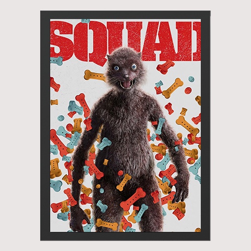 Quadro Decorativo para Quarto Doninha Esquadrão Suicida 2 45x33 A3 ...