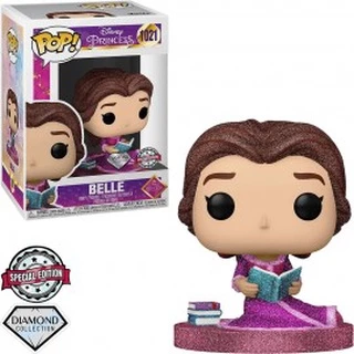 Funko Pop Disney Ultimate Princess Exclusive - Belle 1021 (diamond Collection) Novo Original em Oferta na Shopee
