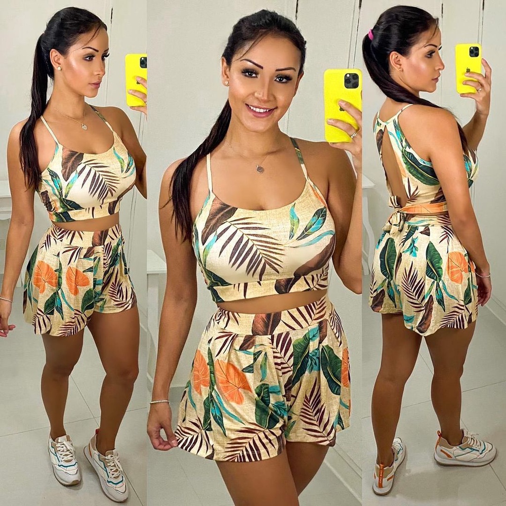 Conjunto Short e Blusa