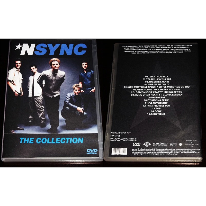 DVD NSYNC - THE COLLECTION | Shopee Brasil