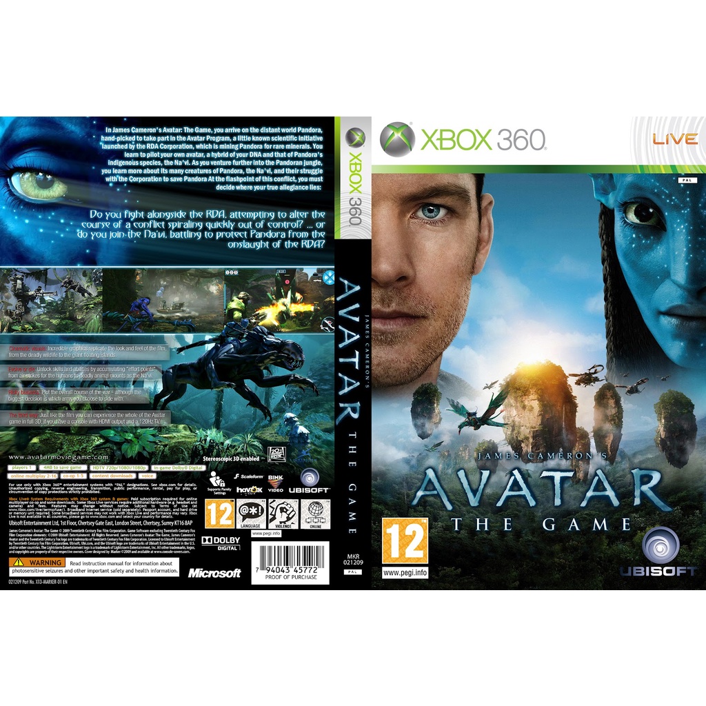 Jogar Avatar Jogo Xbox360: Promoções