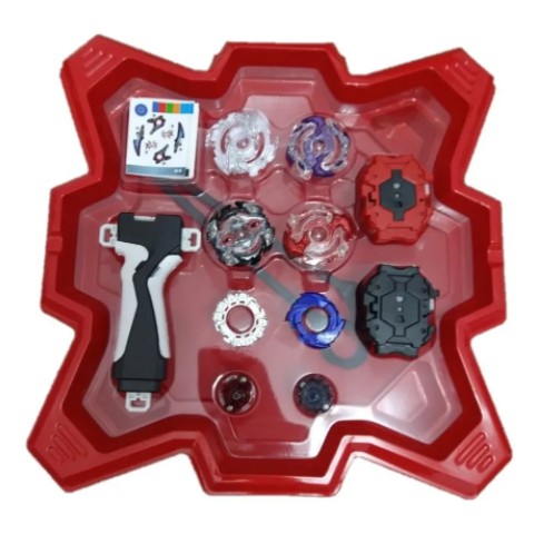 Beyblade Lançador Hasbro QuadStrike Zeal Achilles - Ri Happy