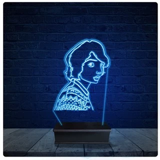 Luminária Led Acrilico Abajur - Mike Stranger Things