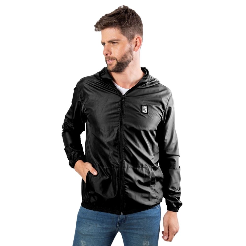 Jaqueta corta vento masculina best sale plus size