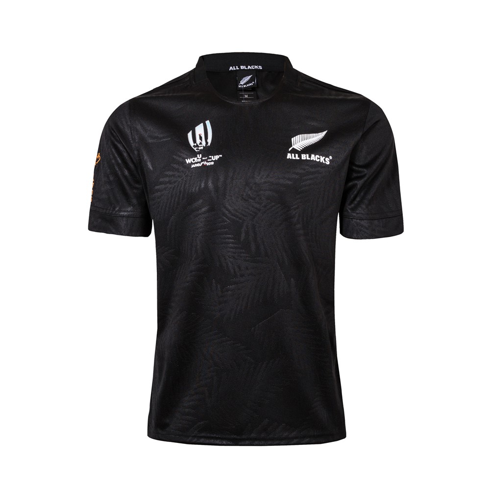 2019 Copa Do Mundo Todos Os Negros Rwc Rugby Casa Jersey Nova Zelândia Super Rugby Jersey