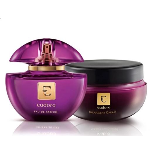 Eudora Roxo - Eau de Parfum 75ml / Creme Hidratante Acetinado Corporal ...
