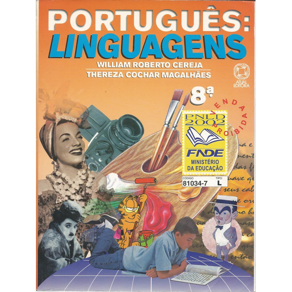 Livro Português Linguagens 8 ª William Cereja, tereza Cochar | Shopee Brasil