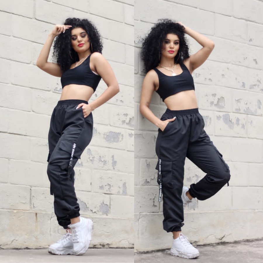 Moda Blogueira CalÃ§a Estilo Jogger Feminina Calça Feminina Jogger