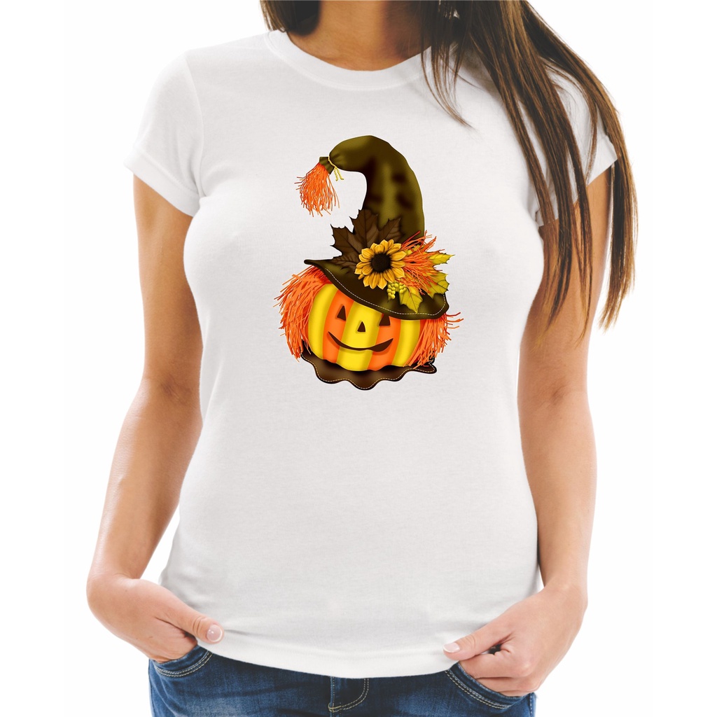 Camiseta Halloween Dia das Bruxas Abóbora Adulto Infantil Masculina Feminina  Baby look Estampa Total Personalize Sua