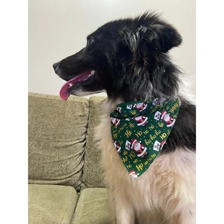 Bandana Pet Cachorro E Gato Estampa De Natal Preço Atacado