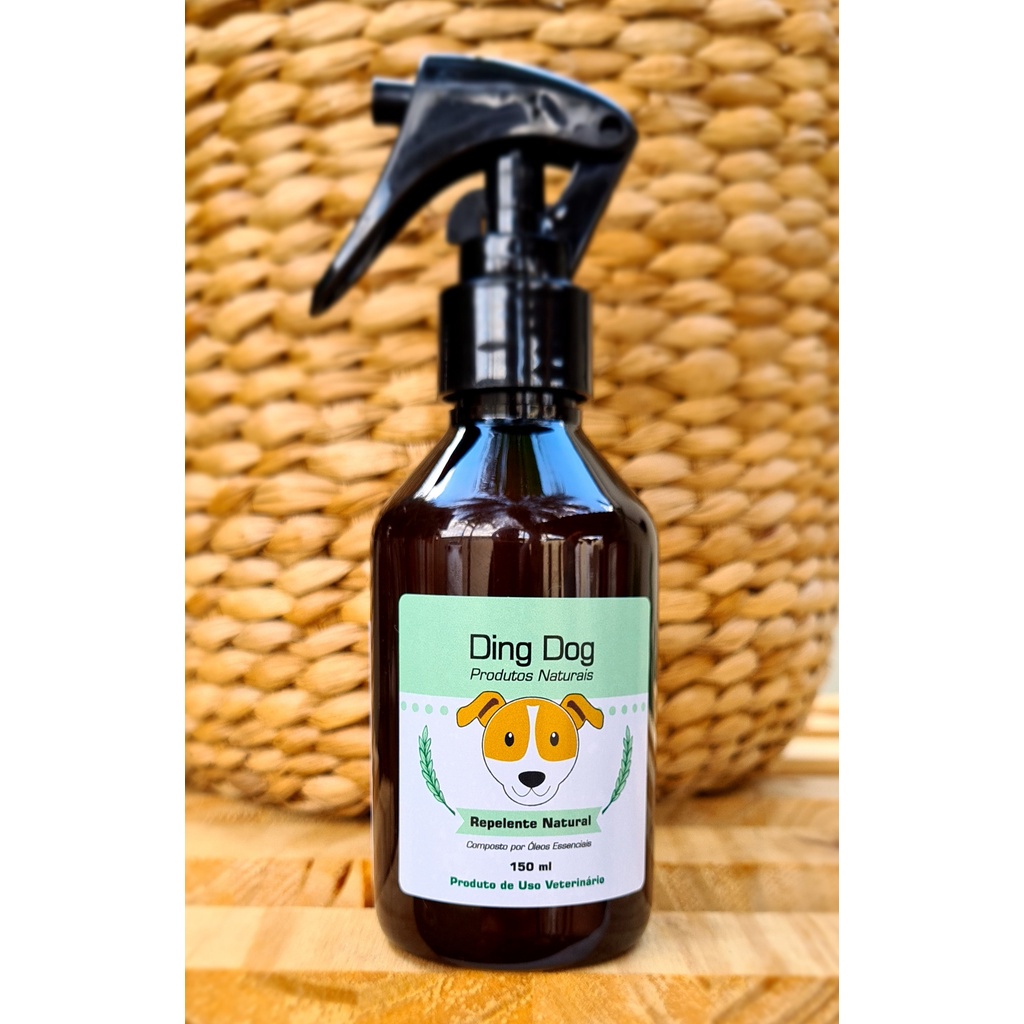 Repelente 100% Natural Neem Carrapatos Mosquitos Insetos Cachorro Ding ...