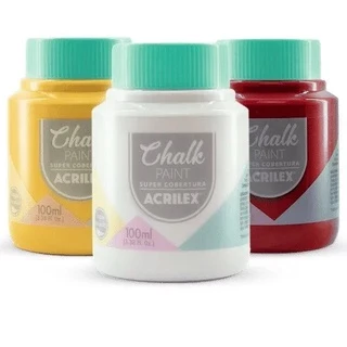 Tinta Chalk Paint 100ml Melhor Cobertura - Acrilex